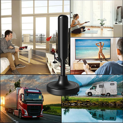 Antena Digital Vitara Ultra HD Omnidireccional 360° Alcance 120 km  [+40 Canales Nacionales en HD Gr
