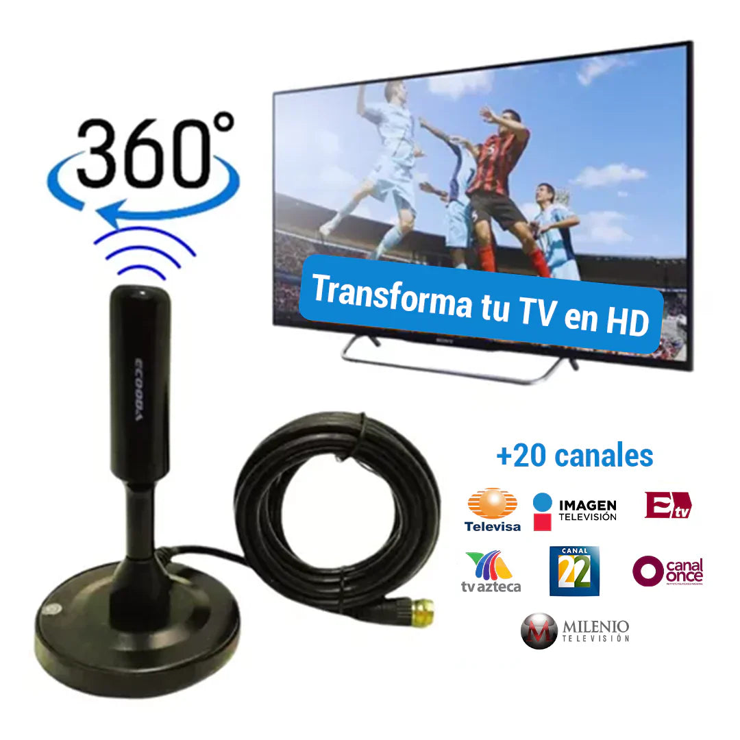 Antena Digital Vitara [Capta más de 20 canales abiertos]