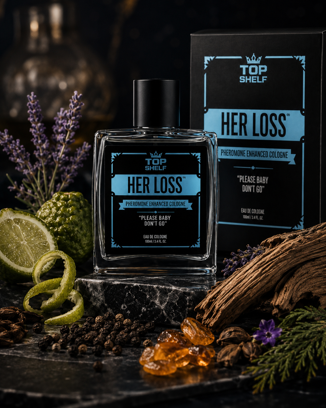 Perfume Masculino Her Loss con Feromonas – Fragancia de Presencia, Confianza y Atracción