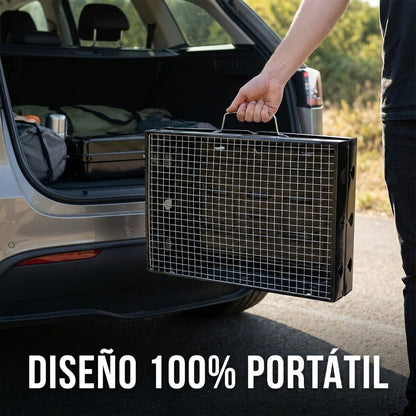 Parrilla Portátil Vitara Grill Master + Cuchillo de Chef de Regalo + Ebook con 50 Recetas para Parrillada GRATIS